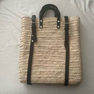 Straw backpack